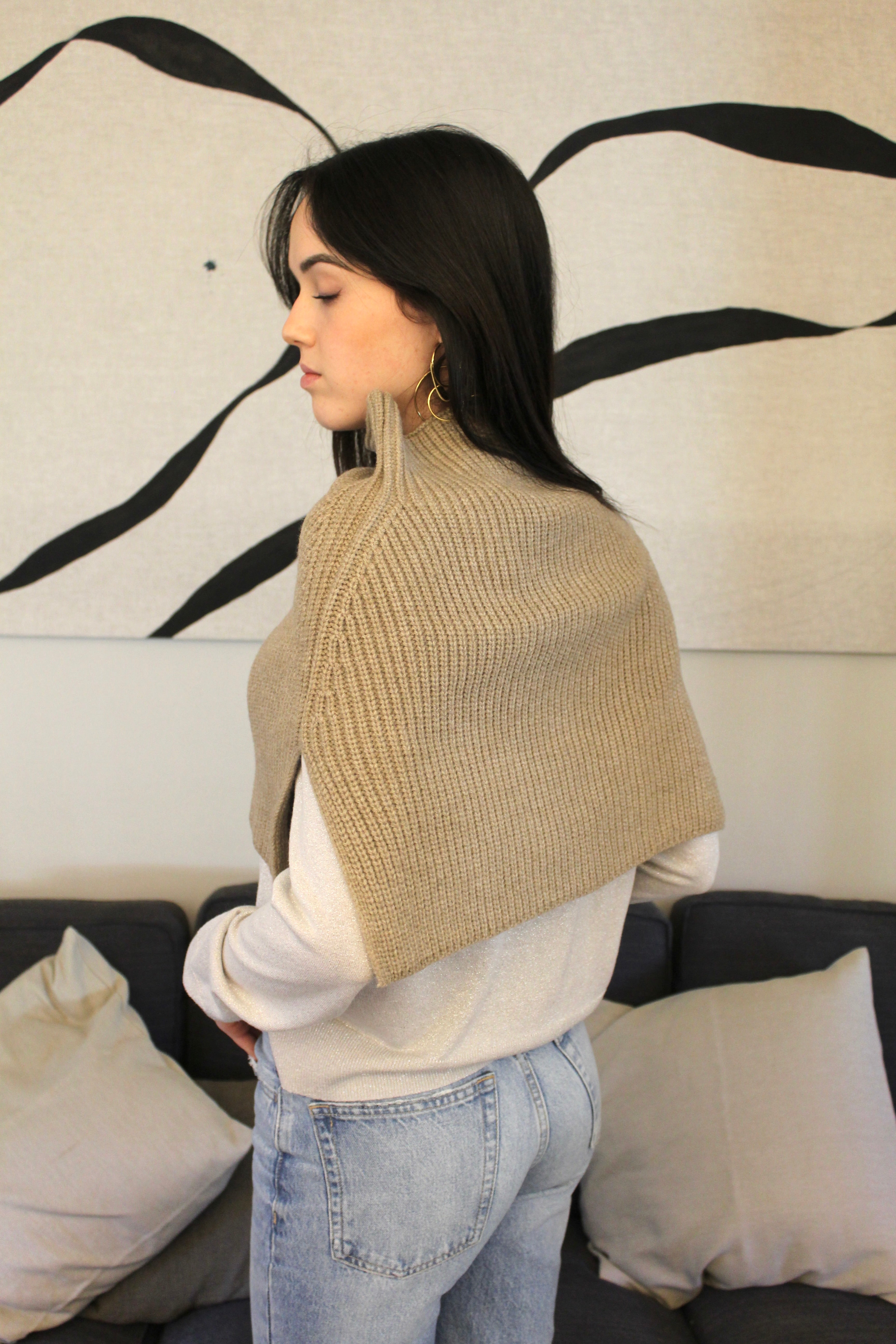 Capa con cuello