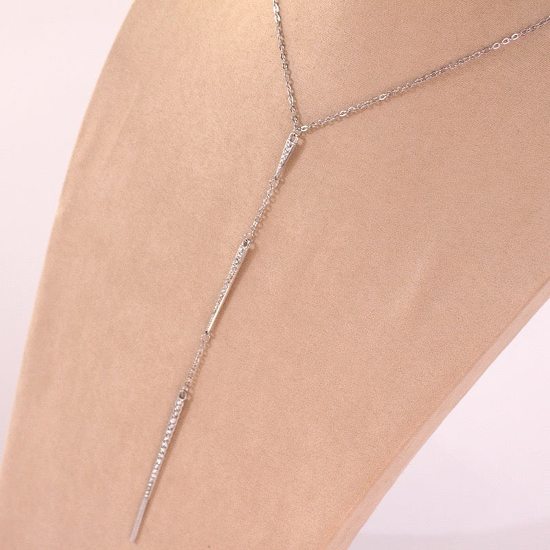 Collar Triple Pincho Silver