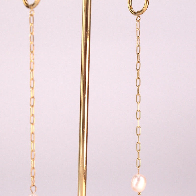 Pendientes Perla Gold