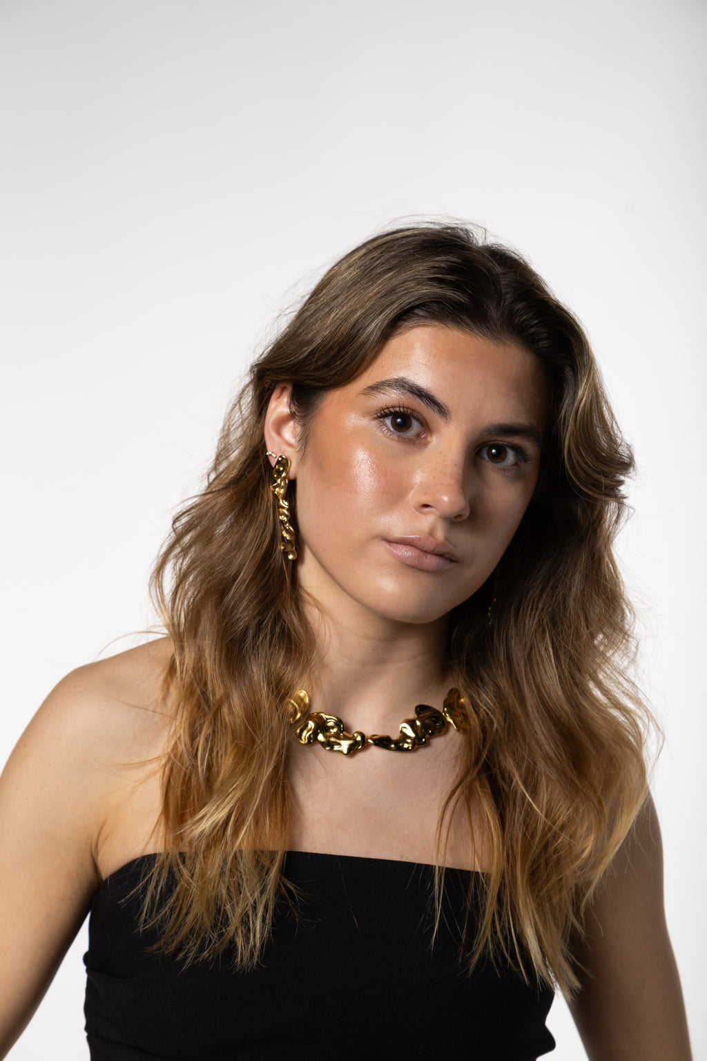 Pendientes Textura Gold