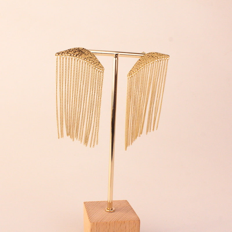 Pendientes Cortina Gold