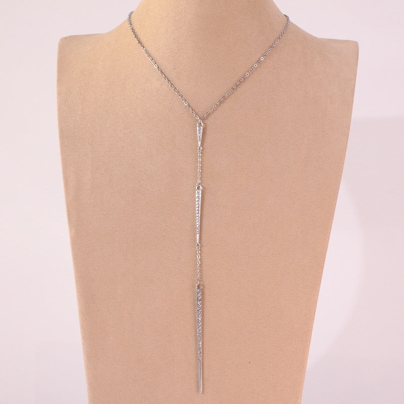 Collar Triple Pincho Silver