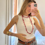 Collar Piedras Rojas