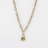 Collar Candado Gold