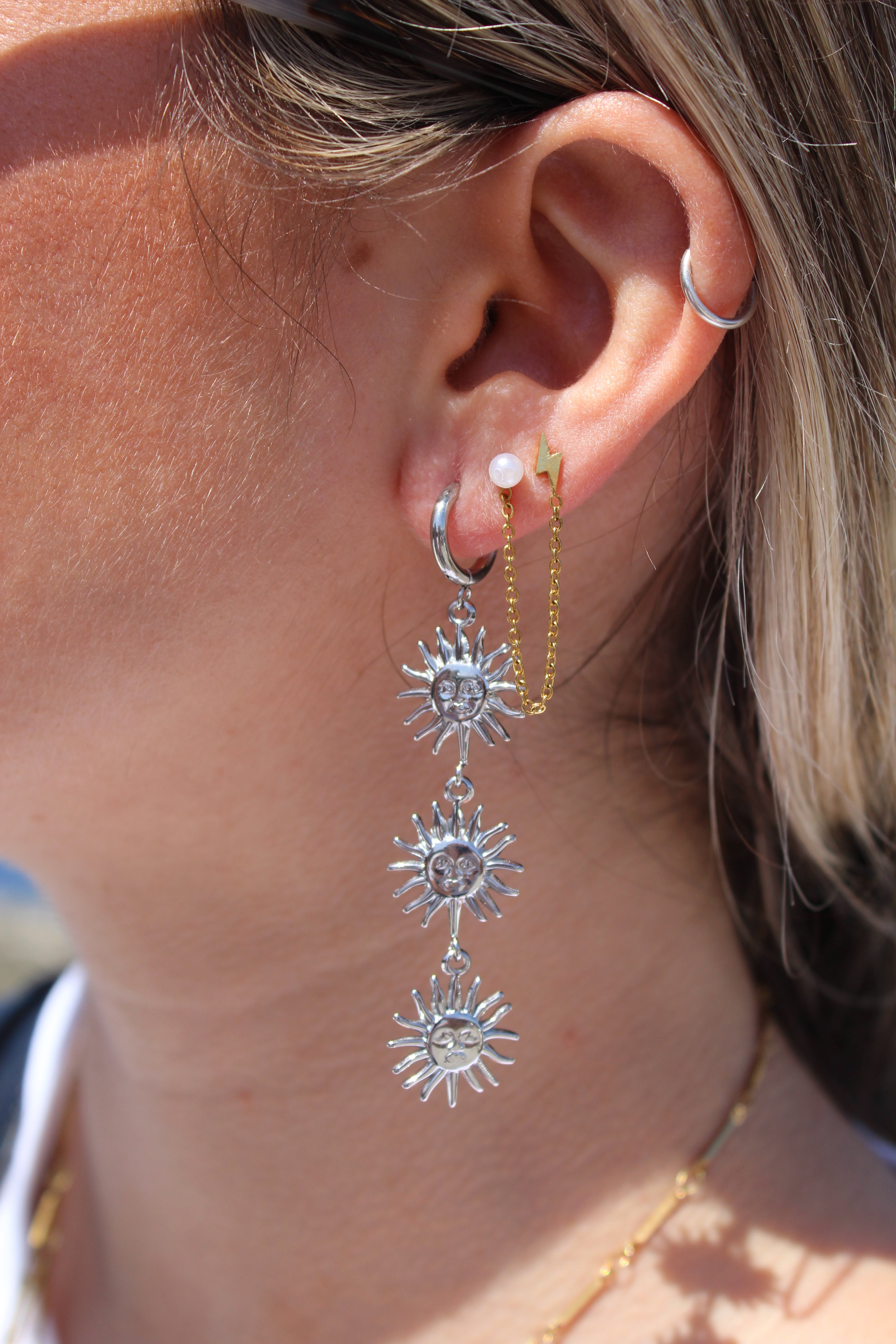 Pendientes Sunny Silver