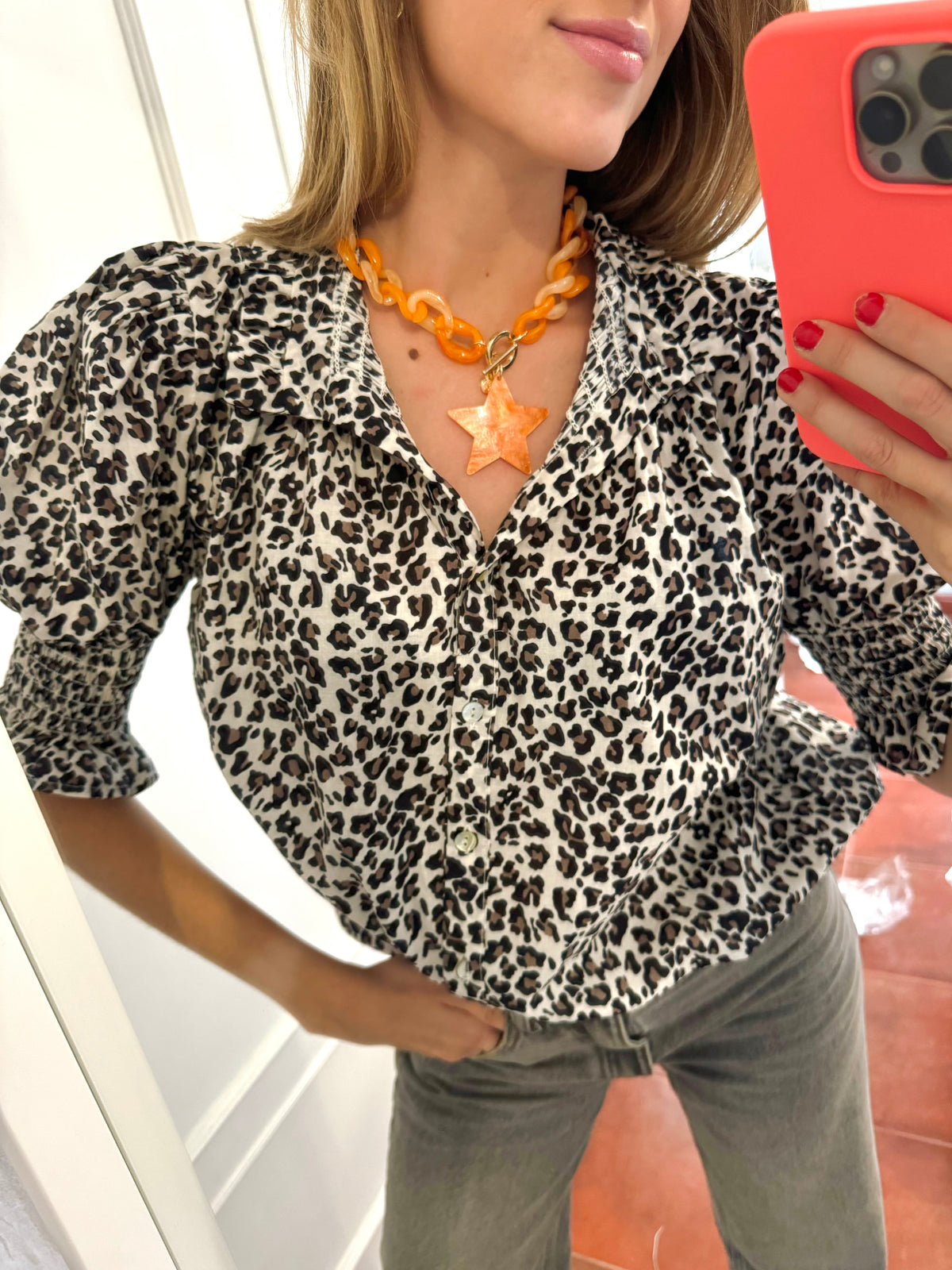 Collar Estrella Naranja