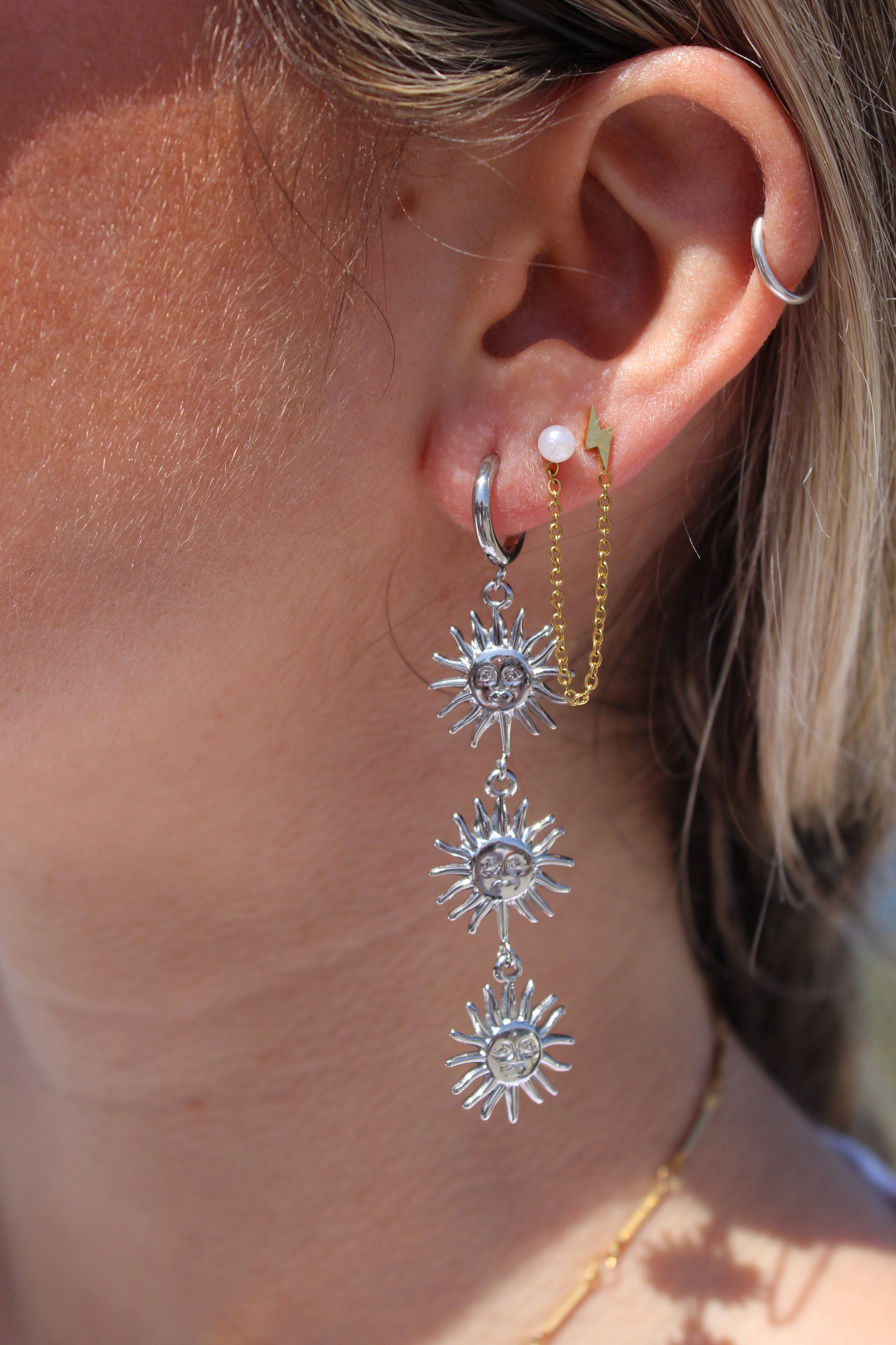 Pendientes Sunny Silver