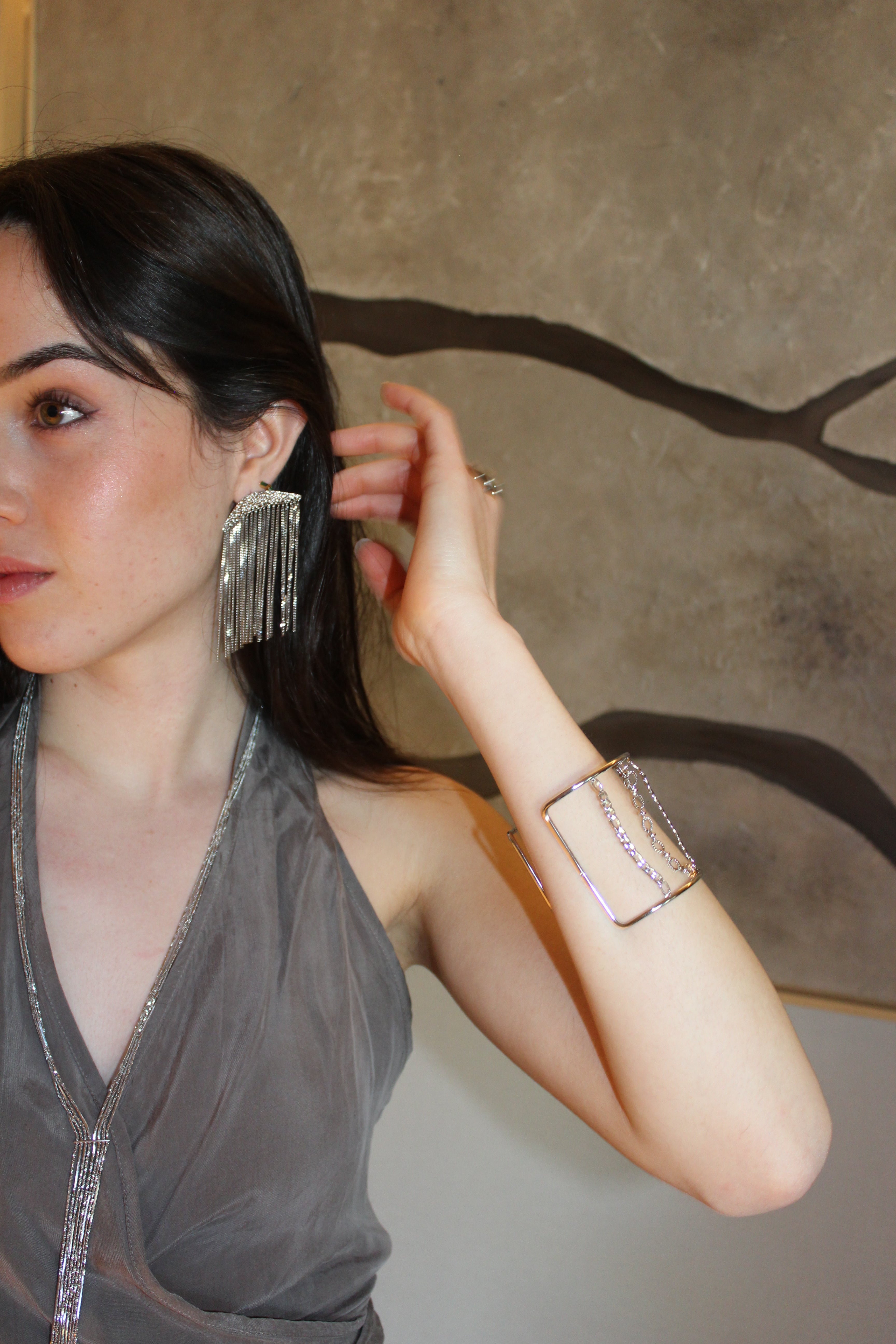 Pendientes Cortina