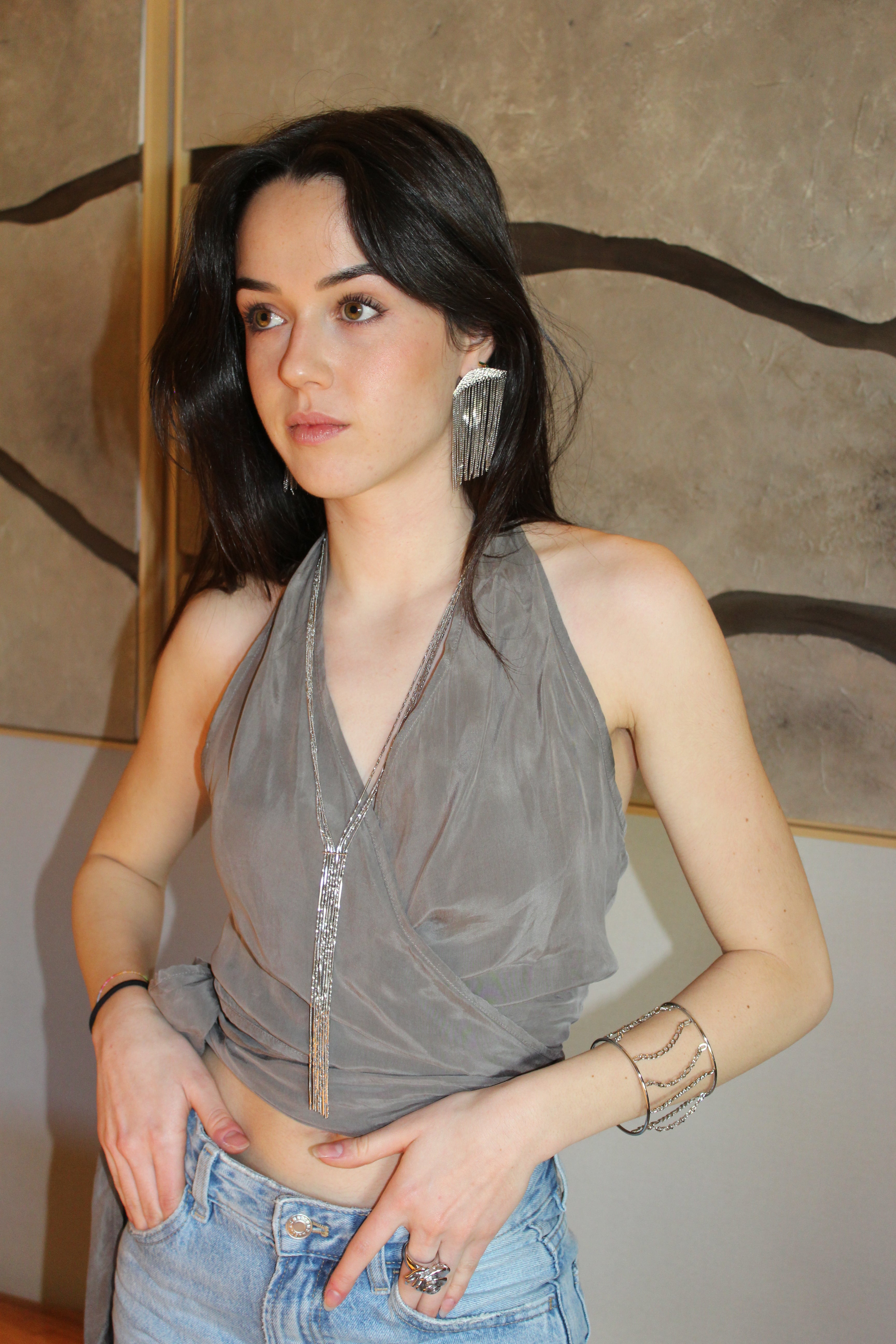 Pendientes Cortina