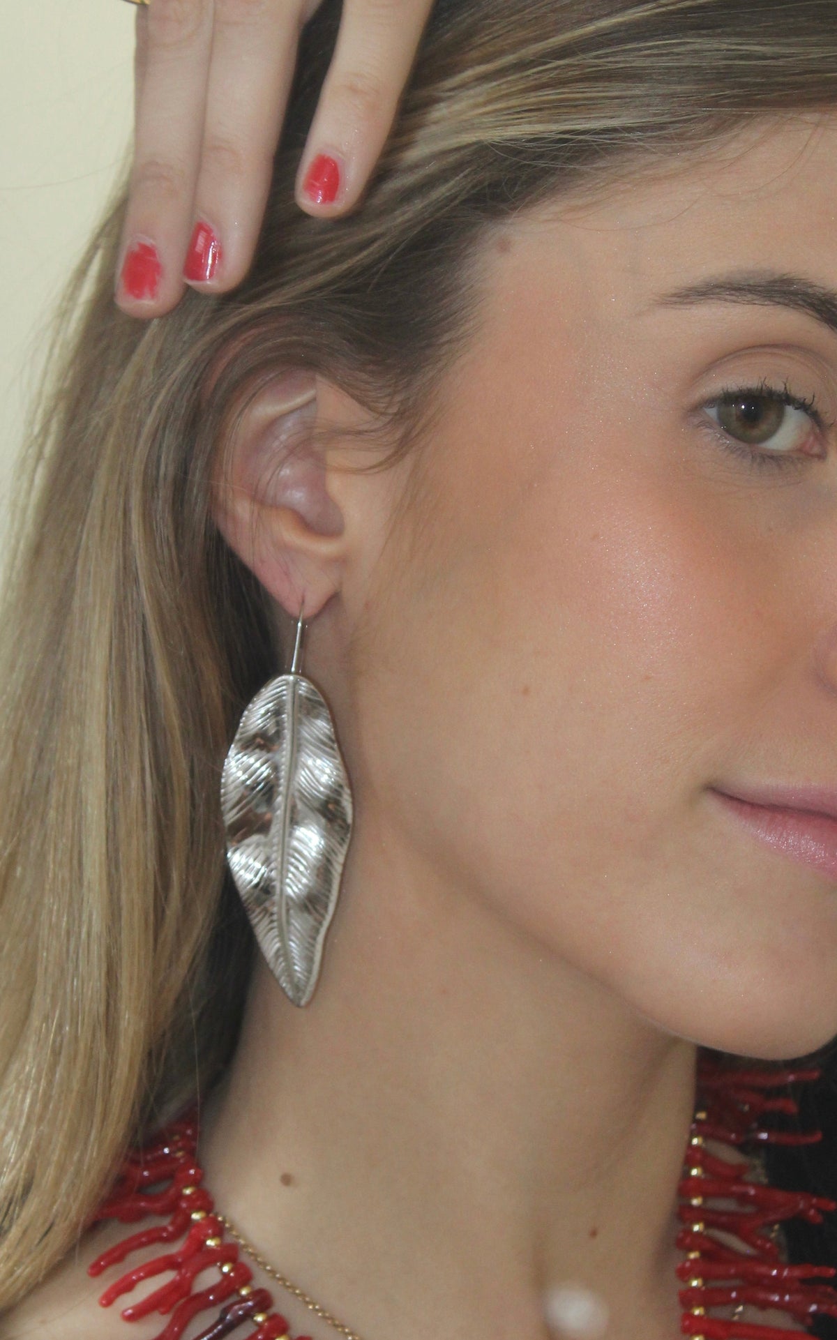 Pendientes Hoja Silver