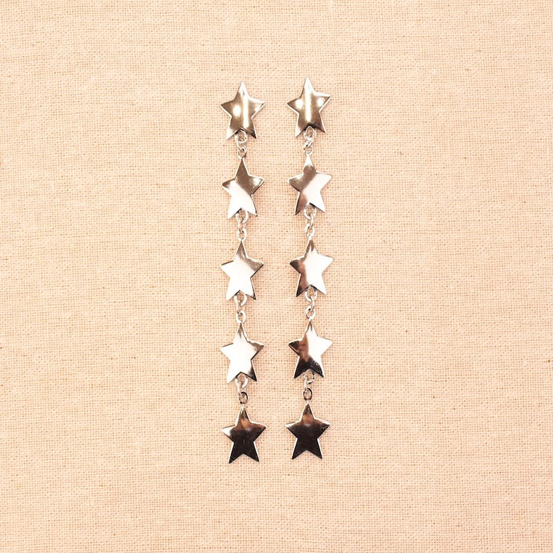 Pendientes Estrellas Silver