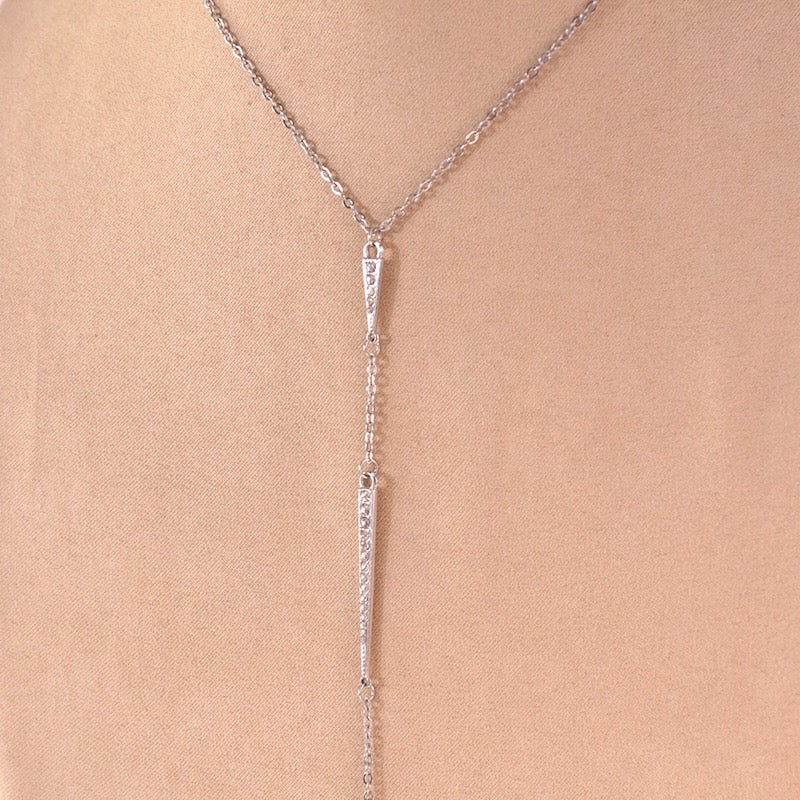 Collar Triple Pincho Silver