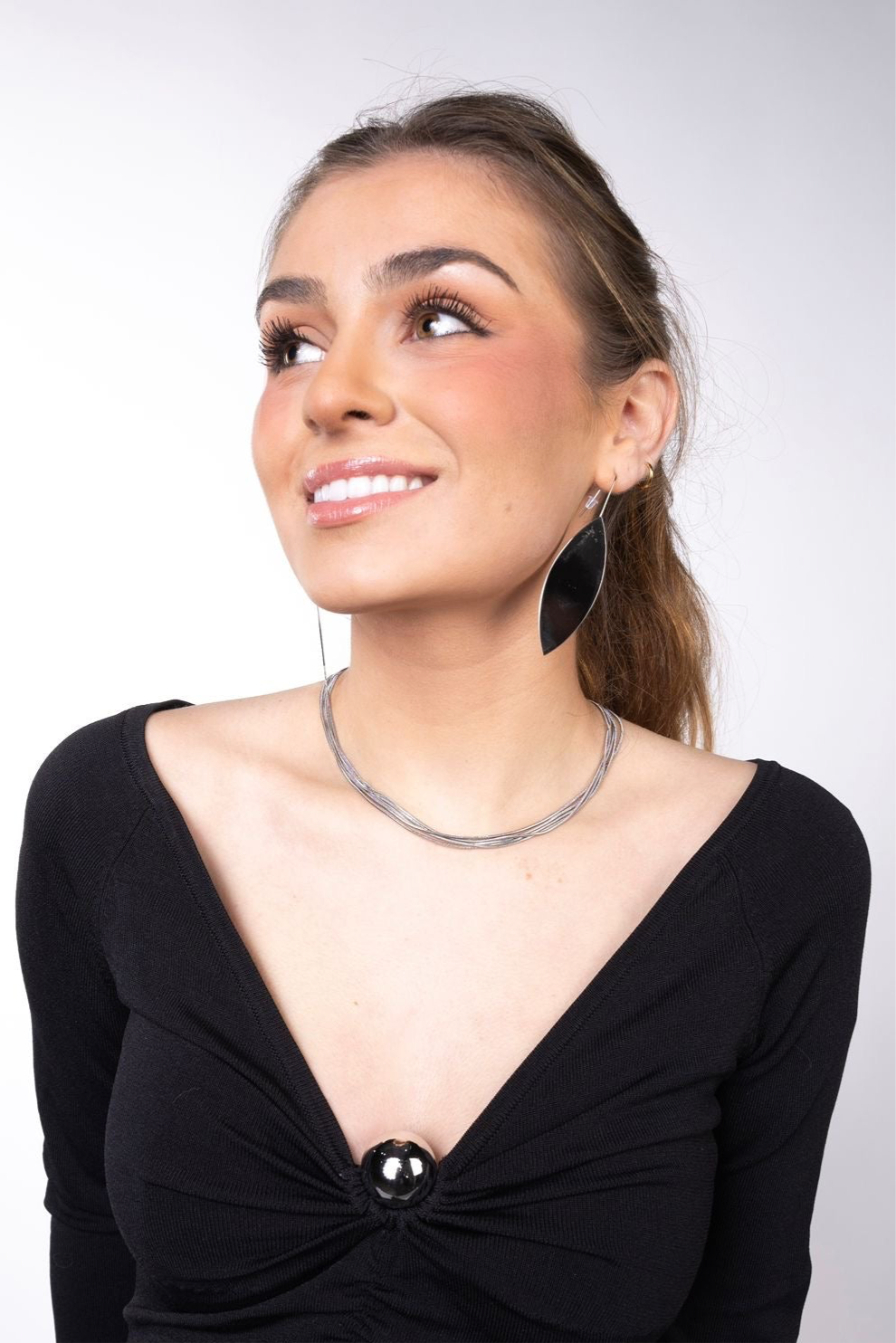 Pendientes Hoja Espejo